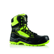 BVIZ1 S7S SC HRO FO LG WR/WPA Black/Yellow 360 High Visibility Metal Free Waterproof Safety Lace/Zip Boot