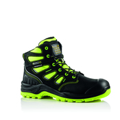 BVIZ2 S7S SC HRO FO LG WR/WPA Black/Yellow 360° High Visibility Metal Free Waterproof Safety Lace Boot