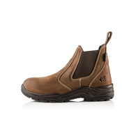 Nubuckz DEALERZ Non-Safety Brown Lightweight Waterproof Dealer Boot